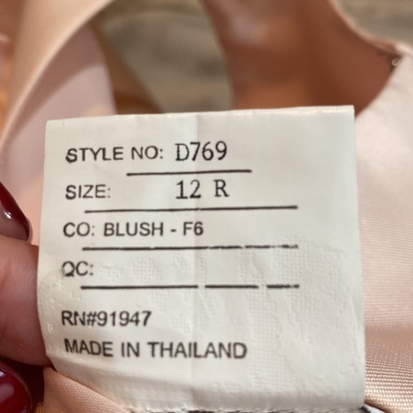 ALFRED SUNG Pink A-Line Halter Midi Dress - Picture 7 of 8